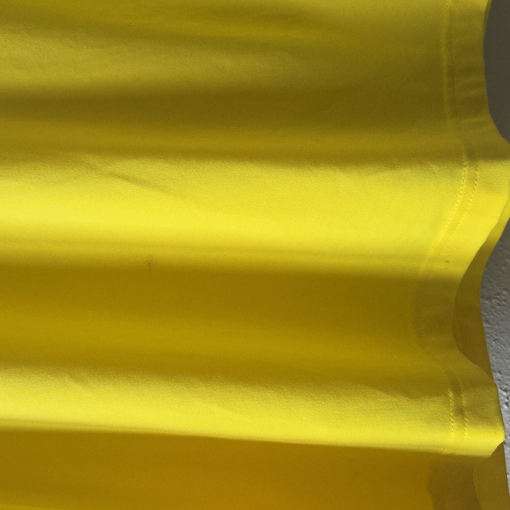 Mens yellow/gray golf shirt By Antigua. Good Condition. - Picture 10 of 10
